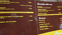 Menu du Bar -Bisteccheria Aurora di Giampaolo Pitzalis à Terralba