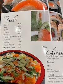 Sushi Party à Grenoble menu