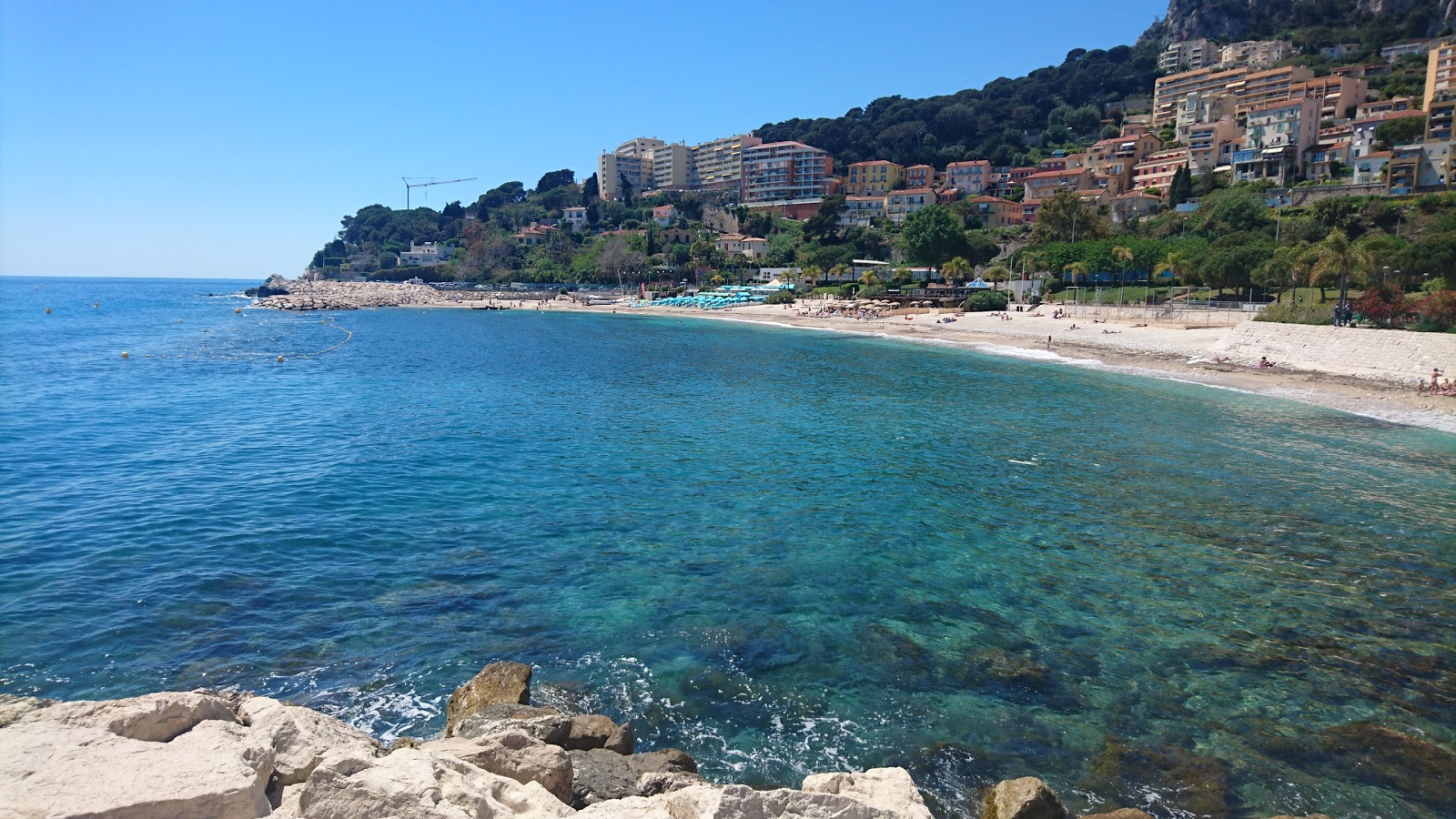 Foto von Plage Marquet mit beiger sand & kies Oberfläche