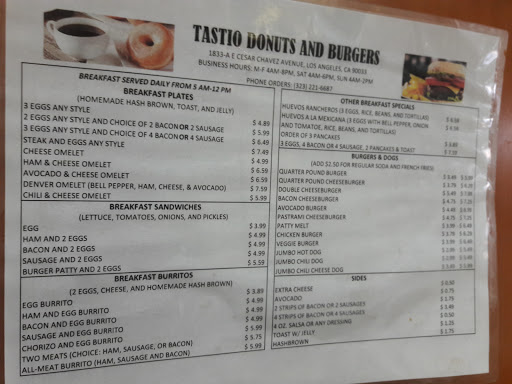 Donut Shop «Tastio Donuts», reviews and photos, 1833 East Cesar E Chavez Avenue # A, Los Angeles, CA 90033, USA