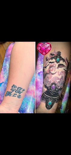 Explore small crow tattoo ideas, creative tattoo ideas in Sevierville, available at Jaded Art Collective