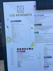Restaurant La Nouvelle Terrasse à Le Mont-Saint-Michel (le menu)