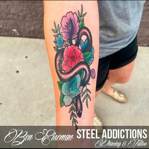 Explore cute bee tattoo ideas, creative tattoo ideas in Toledo, available at Steel Addictions