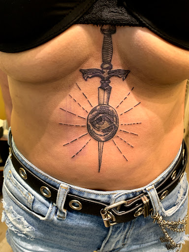 Explore baldur's gate tattoo ideas, creative tattoo ideas in Greensboro, available at Dogwood Ink