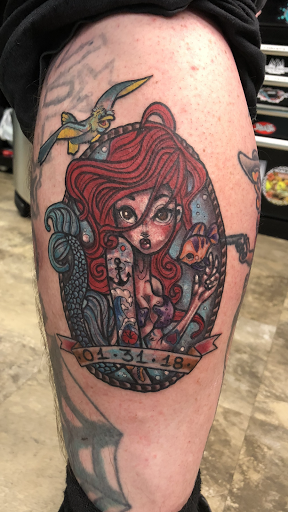 Explore snow white tattoo ideas, creative tattoo ideas in Garden Grove, available at Ashes 2 Ink Tattoo and Piercing LLC