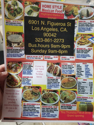 Mexican Restaurant «Provecho/Highland Market», reviews and photos, 6901 N Figueroa St, Los Angeles, CA 90042, USA