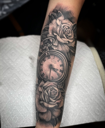 Explore anesthesia tattoo ideas, creative tattoo ideas in Baltimore, available at Studio 7 Tattoo and Art Gallery