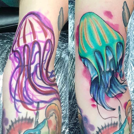 Explore anubis tattoo ideas, creative tattoo ideas in Berea, available at Self-Made Tattoo Studio