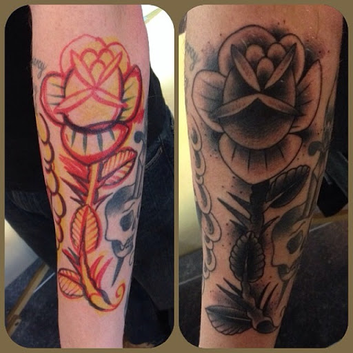 Explore hunter tattoo ideas, creative tattoo ideas in Dekalb, available at Proton Tattoo
