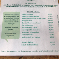 Menu / carte de Restaurant Madow à Nîmes