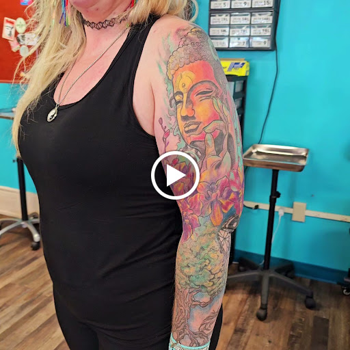 Explore tattoo name cover up ideas, creative tattoo ideas in Traverse City, available at Pinups & Needles