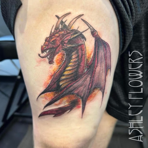 Explore back hand tattoo ideas, creative tattoo ideas in Bridgeport, available at Pike Street Studios Tattoo and Body Piercing