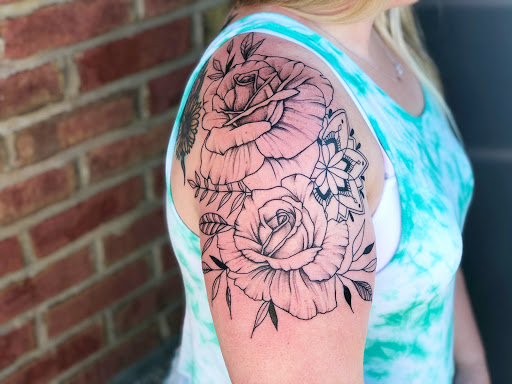 Explore hot girl tattoo ideas, creative tattoo ideas in Batavia, available at The Pretty Pin-Up Tattoo Parlor