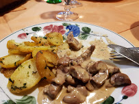 Sauce aux champignons du Restaurant de spécialités alsaciennes Restaurant S'Bastberger Stuewel à Bouxwiller - n°10