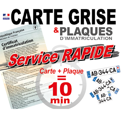 Service carte grise rapide 25€ à La Crau