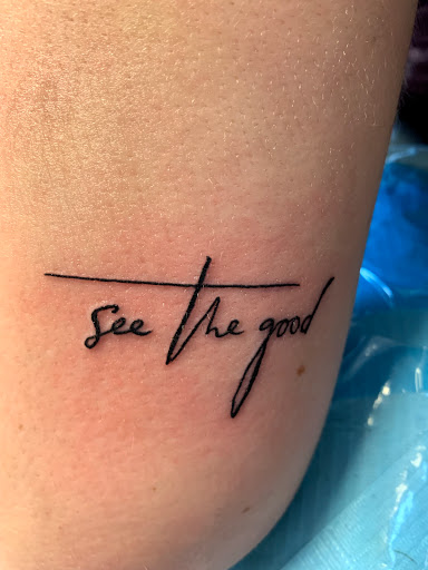 Explore lego tattoo ideas, creative tattoo ideas in Seymour, available at American Gypsy Tattoo Corp.