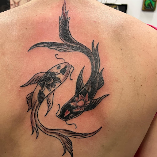 Explore mens chest tattoo ideas, creative tattoo ideas in Bargersville, available at Angels and Demons Tattoo