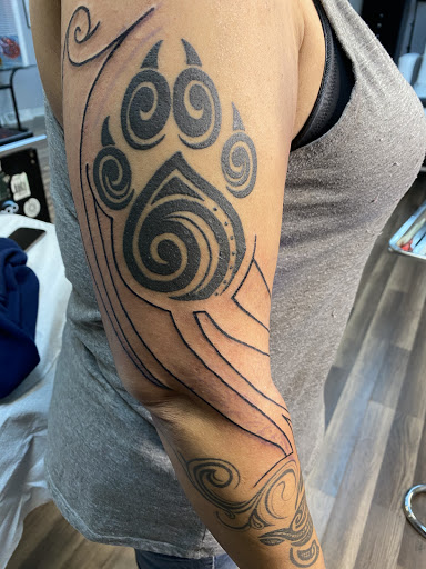 Explore men chest tattoo ideas, creative tattoo ideas in Saint Paul, available at No Joke Tattoo Studios