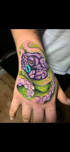 Explore shaded tattoo sleeve ideas, creative tattoo ideas in North Fort Myers, available at Loyal 2 The Coil Tattoos & Body Piercings