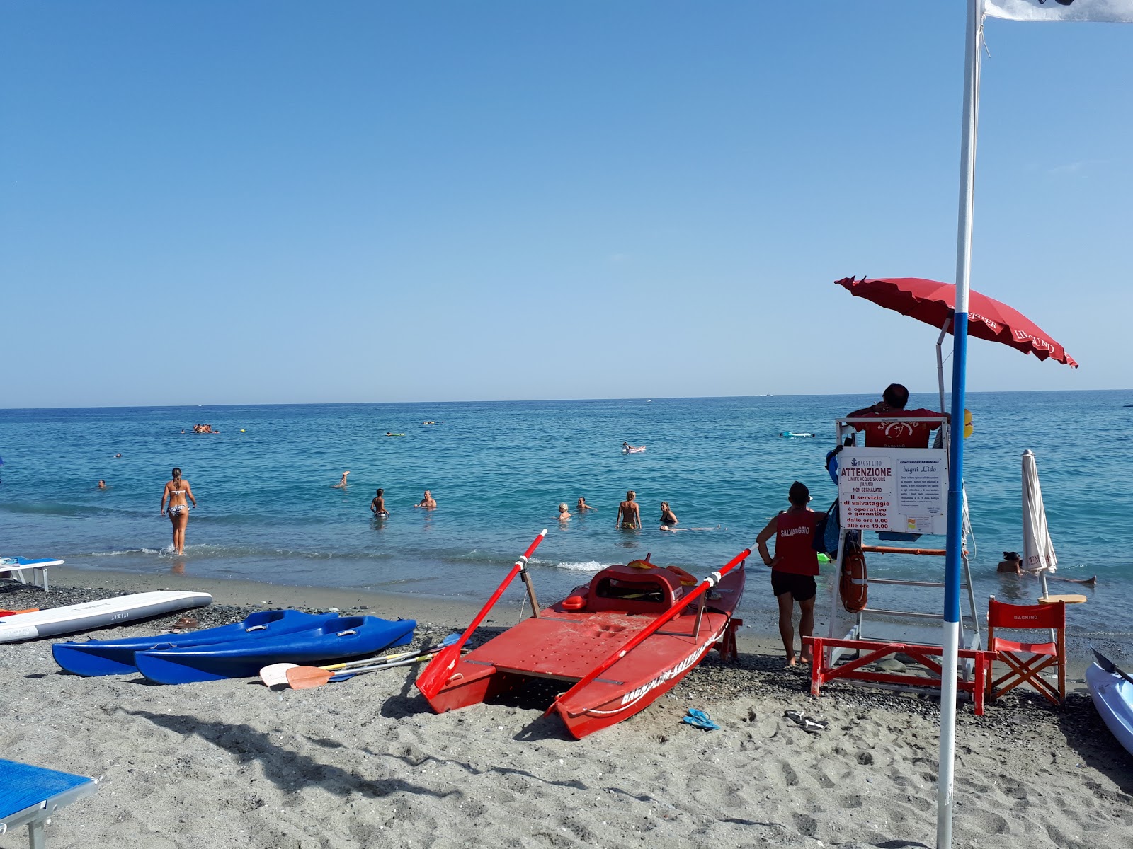 Foto von Spiaggia Celle mit sehr sauber Sauberkeitsgrad