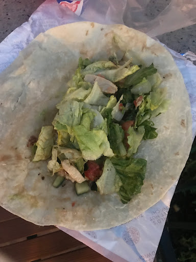 Chicken bacon avocado wrap 