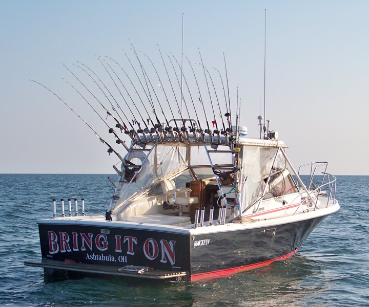 Lake Erie fishing charters Ashtabula Ohio