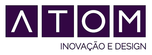 Logo da empresa - ATOM INOVAÇÃO E DESIGN