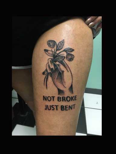 Explore manatee tattoo ideas, creative tattoo ideas in Greenfield, available at Tattoos In Time Studio