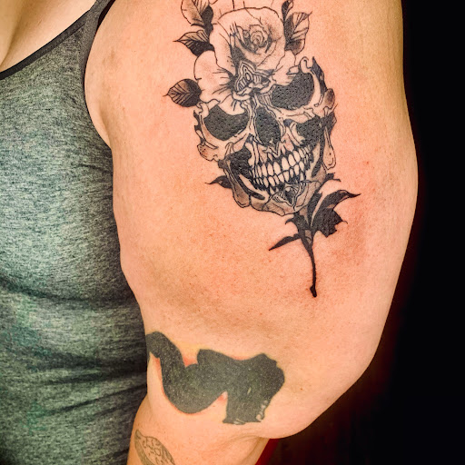 Explore palestinian tattoo ideas, creative tattoo ideas in Lake City, available at Crooked Spines Tattoo Studio