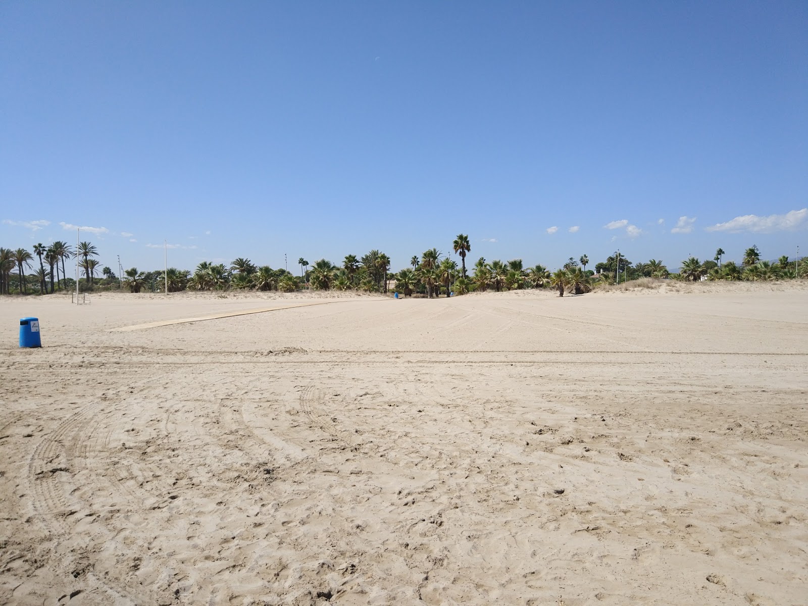 Foto af Playa del Pinar med grønt vand overflade