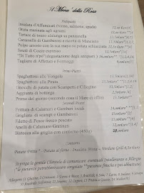 Menu / carte de Centro Sportivo La Rosa à Pozzarello