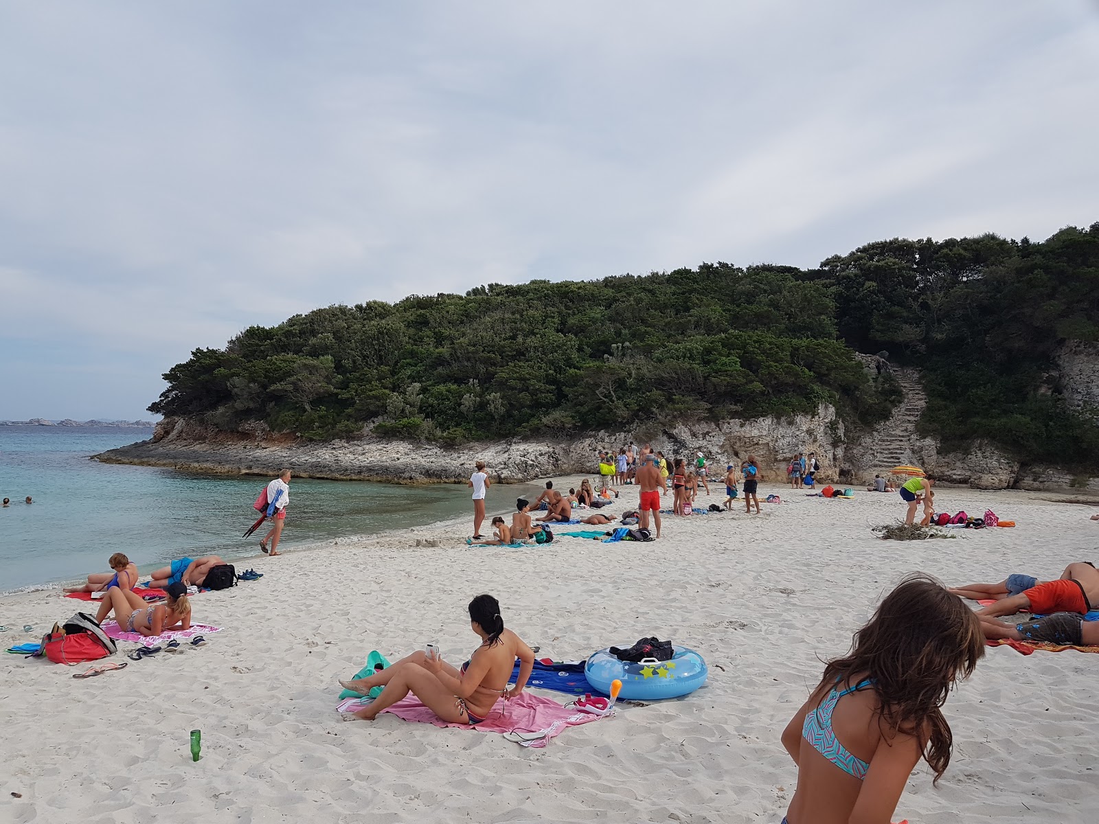 Photo de Plage de Petit Sperone avec plusieurs petites baies