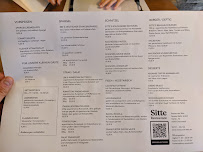 Menu du Restaurant Sitte à Darmstadt