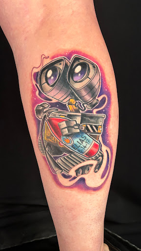 Explore construction tattoo ideas, creative tattoo ideas in Melbourne, available at Space Mermaid Tattoo Gallery