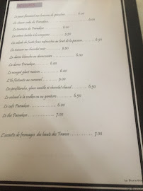 Restaurant Restaurant le Paradoxe à Tourcoing (la carte)