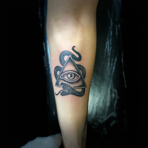 Explore religious tattoo idea, creative tattoo ideas in Kenosha, available at Kenosha Tattoo Company