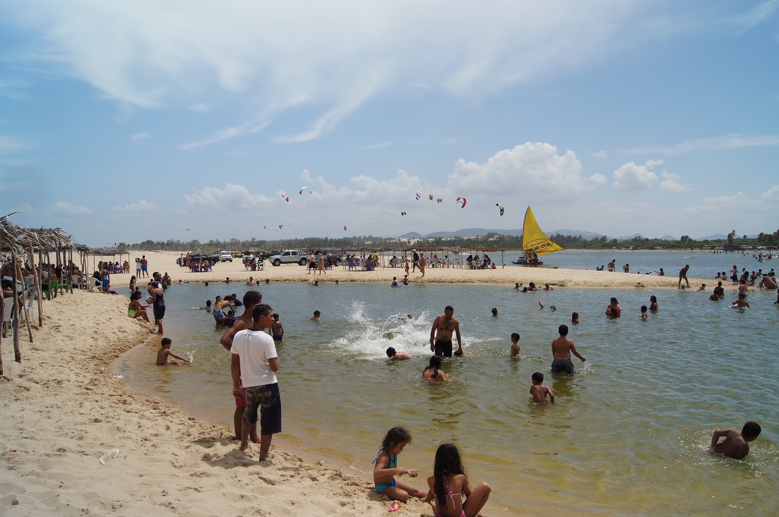 Fotografie cu Praia de Barra Do Cauipe și așezarea
