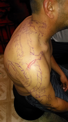 Explore praying mantis tattoo ideas, creative tattoo ideas in Los Angeles, available at South Central Tattoos