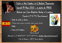 Restaurant L'Ardoise Thymeroise - restaurant traiteur à Thimert-Gâtelles (le menu)