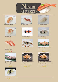 Menu du Rui Sushi à Gubbio