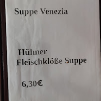 Gelateria Pizzeria Venezia à Burgau menu