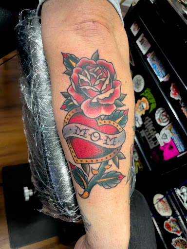 Explore camper tattoo ideas, creative tattoo ideas in Phoenix, available at HIGH NOON TATTOO