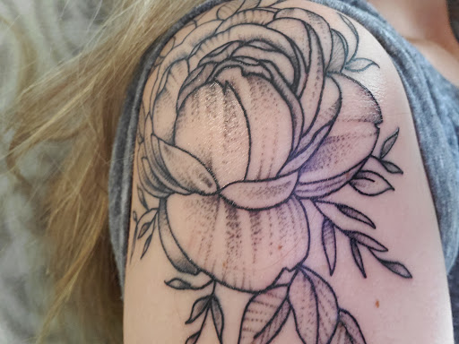 Explore mountain tattoo ideas for females, creative tattoo ideas in Denison, available at Calypso Tattoo