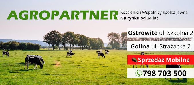Agropartner Kościelski i Wspólnicy sp.j. Szkolna 2, 62-402 Ostrowite, Polska