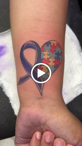 Explore danny phantom tattoo ideas, creative tattoo ideas in Garden Grove, available at Ashes 2 Ink Tattoo and Piercing LLC