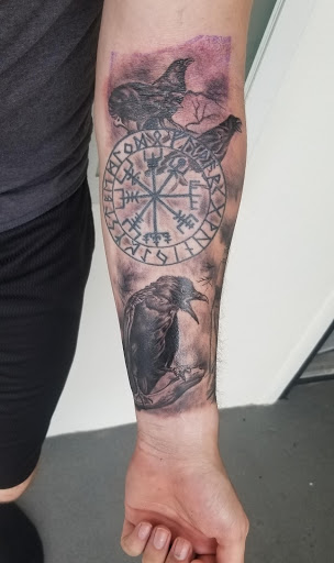 Explore back of the arm tattoo ideas, creative tattoo ideas in Round Rock, available at Beto Tats