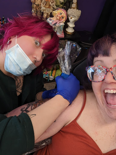 Explore serenity tattoo ideas, creative tattoo ideas in Platteville, available at Ye Old Tattoo Shoppe, llc