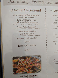 Restaurant Traube à Lana menu