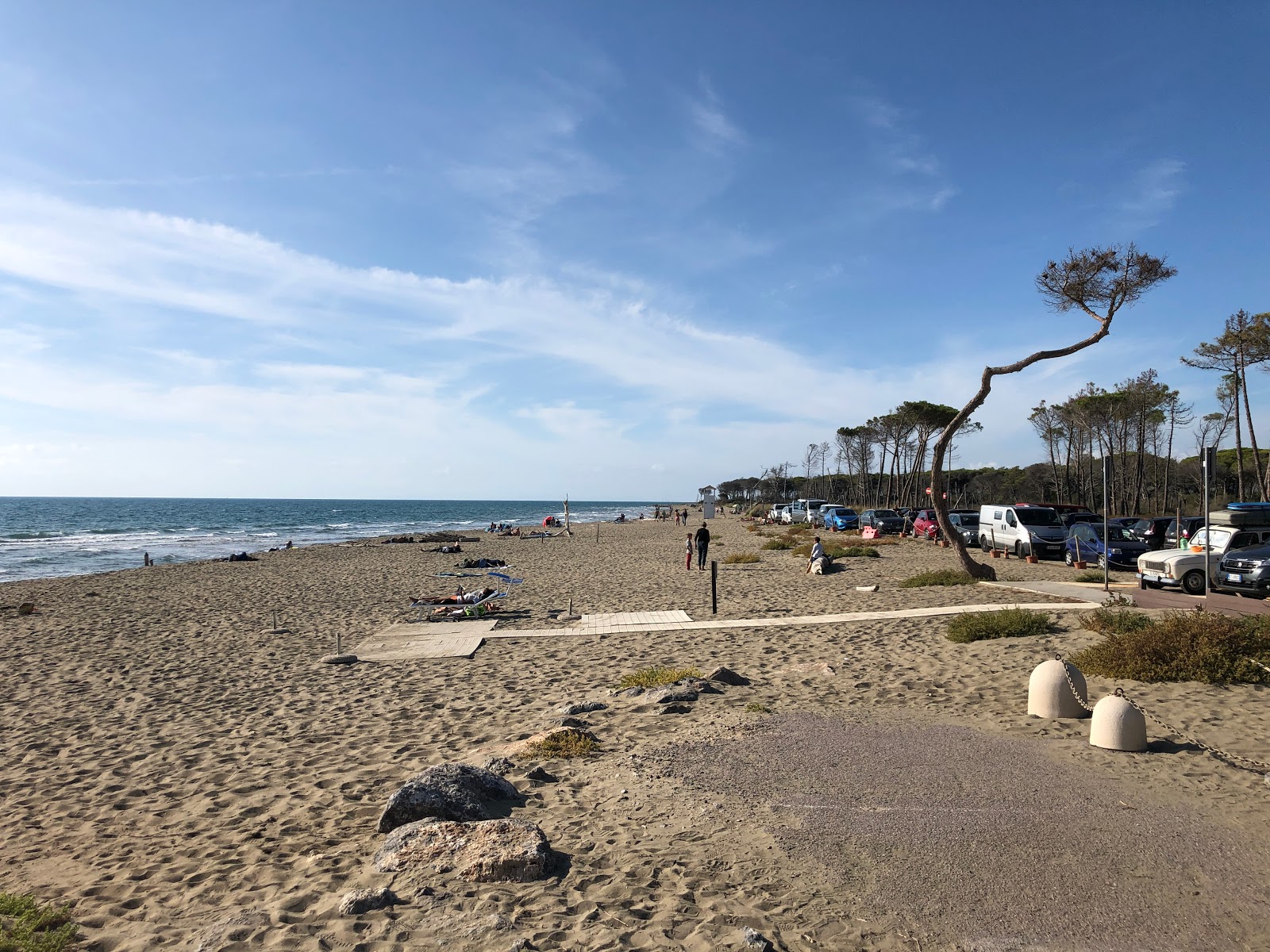 Photo de Spiaggia di Marina di Alberese avec droit et long