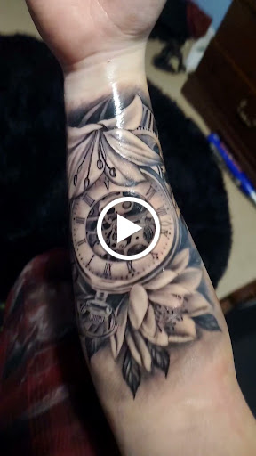 Explore money bag tattoo ideas, creative tattoo ideas in Mchenry, available at Art and Soul Tattoo Company